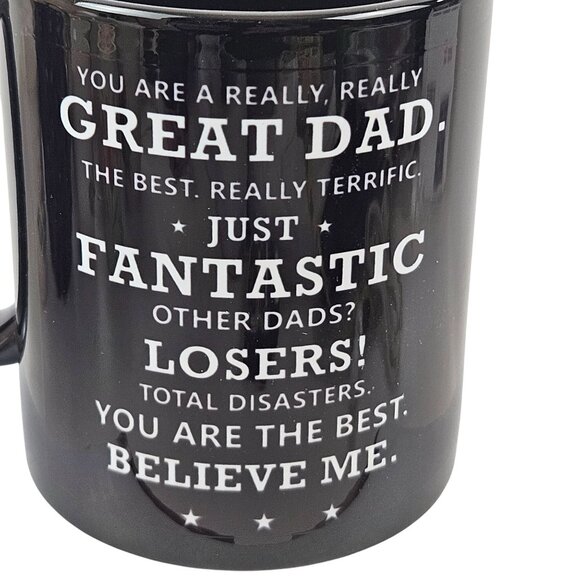 Best Dad Ever Trump Parody Mug 11 Oz Ceramic Funny Fathers Day Gift New Boxed - Picture 5 of 10